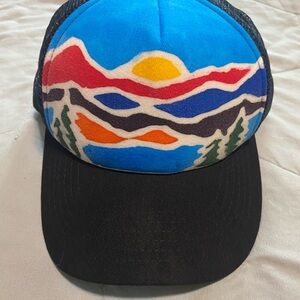 Colorful Mountain Trucker Hat-PICO Vermont